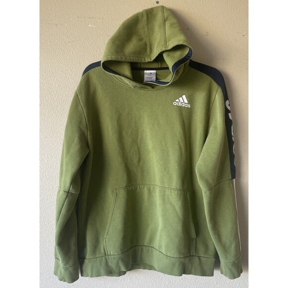 adidas Other - Adidas hoodie pullover sweatshirt XL 18/20 boys green blue Free Shipping